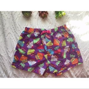 Purple | Cupcake | Pajama Shorts | Kids | Comfy |